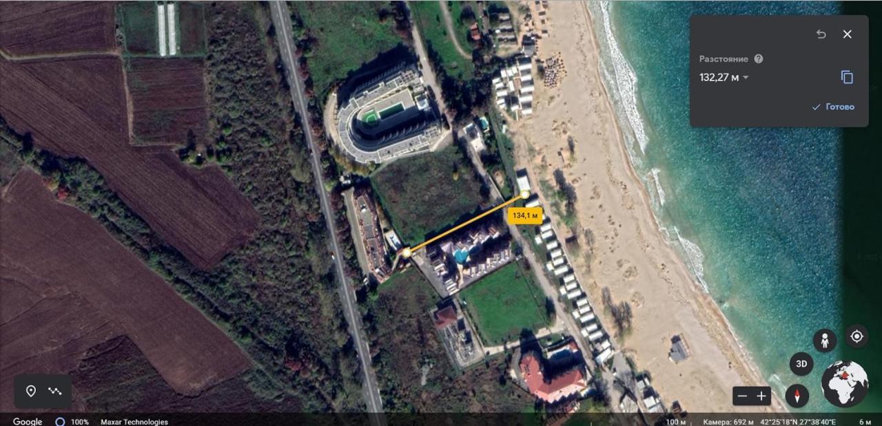 Апартамент На Къмпинг Градина Chernomorets Esterno foto